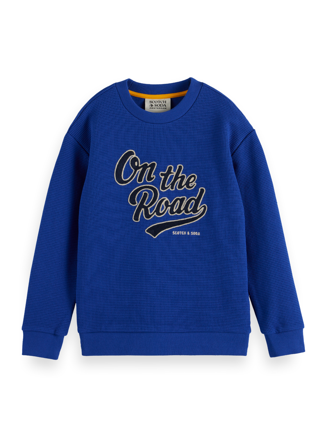 RELAXED-FIT STRUCTURED CREWNECK SWEAT