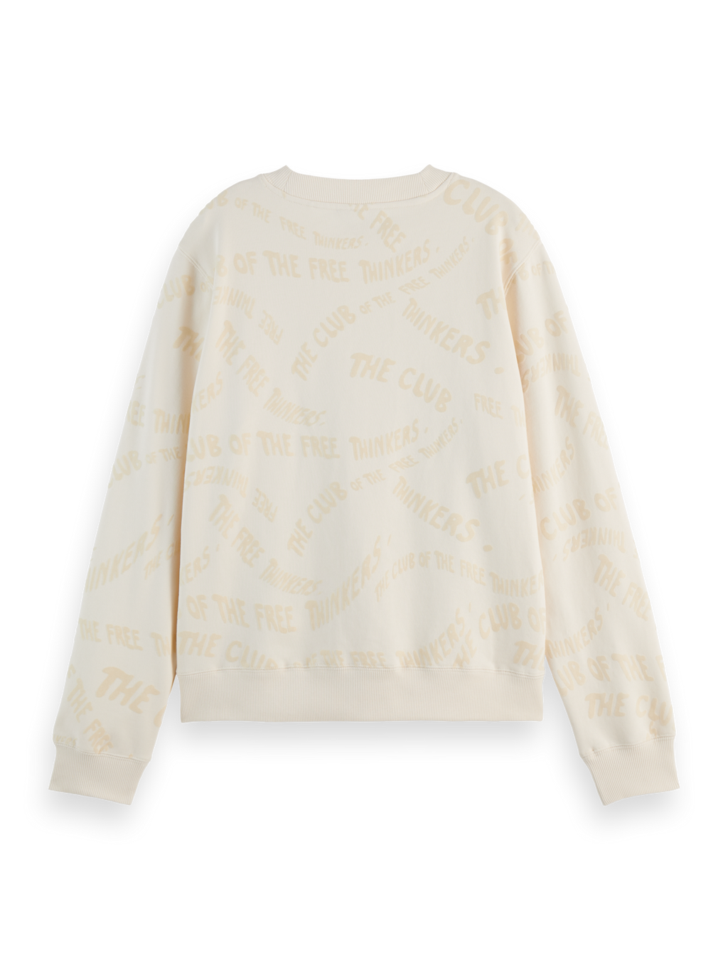 FLOCK AOP REGULAR FIT SWEATSHIRT