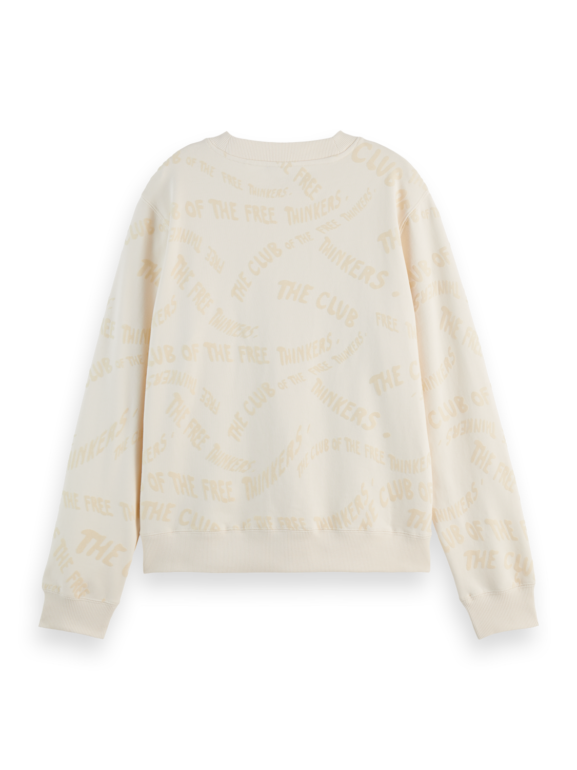 FLOCK AOP REGULAR FIT SWEATSHIRT