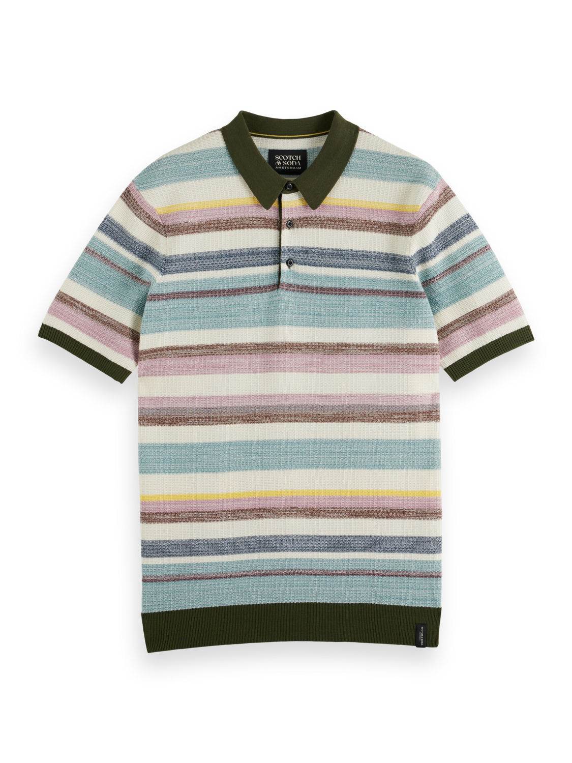 STRUCTURE KNITTED POLO