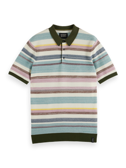 STRUCTURE KNITTED POLO