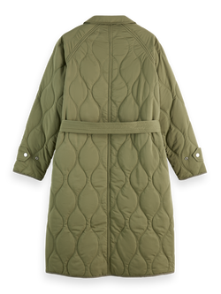 LONG QUILTED COAT