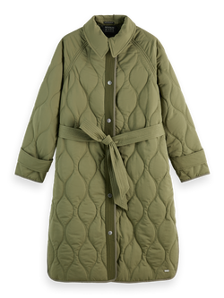 LONG QUILTED COAT