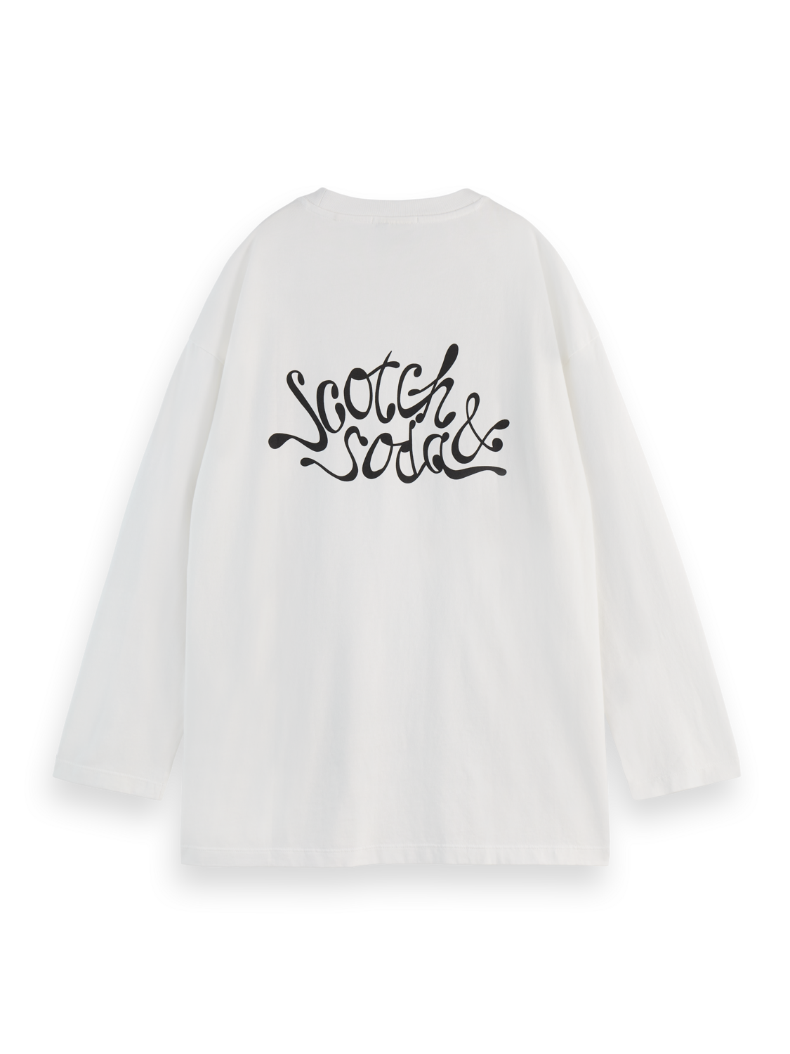 FRONT BACK ARTWORK OVERSIZED LONG SLEEVE T-SHIRT