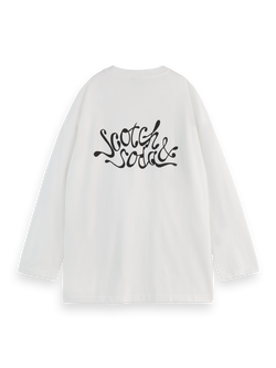 FRONT BACK ARTWORK OVERSIZED LONG SLEEVE T-SHIRT