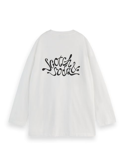 FRONT BACK ARTWORK OVERSIZED LONG SLEEVE T-SHIRT