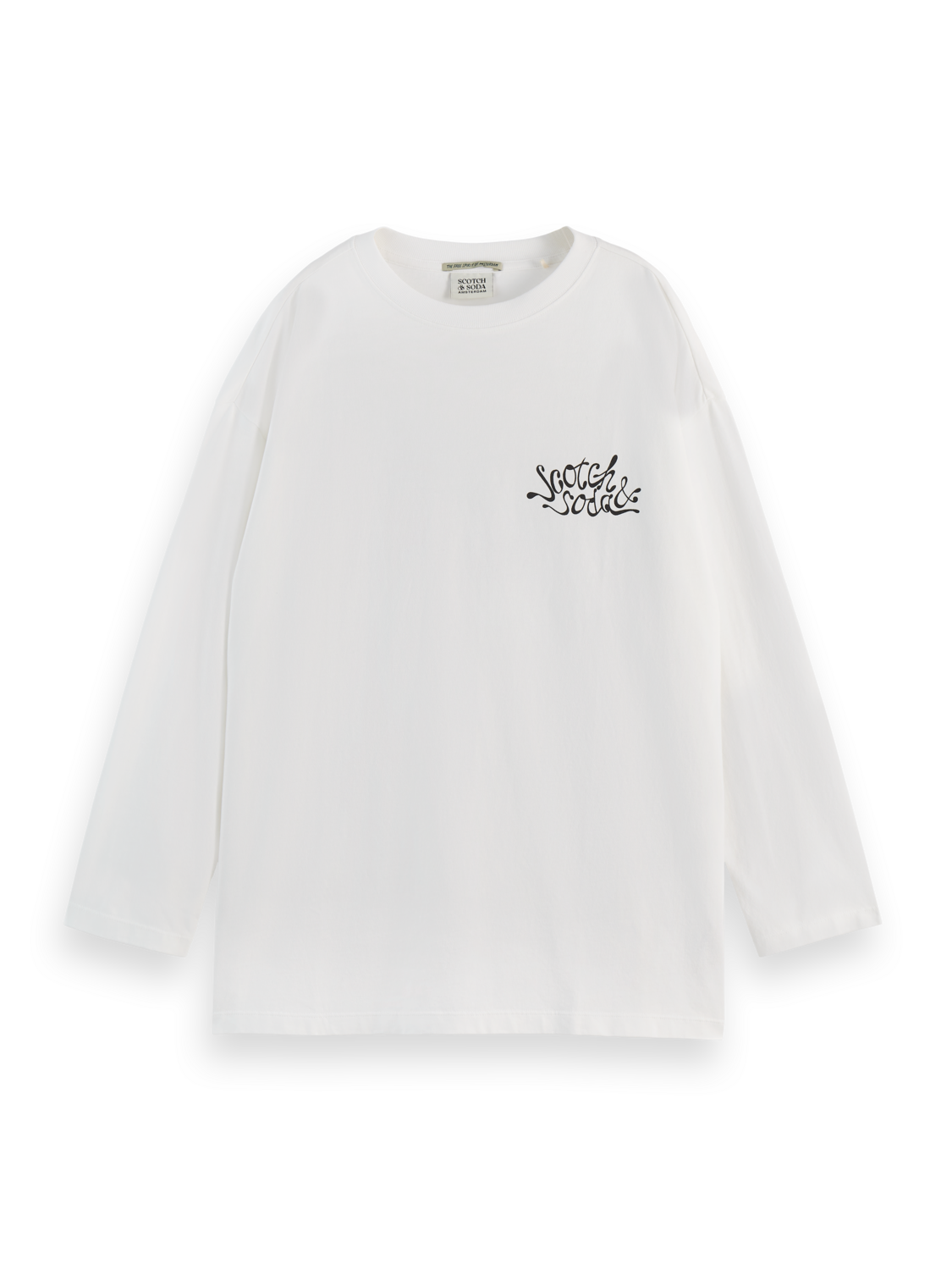 FRONT BACK ARTWORK OVERSIZED LONG SLEEVE T-SHIRT