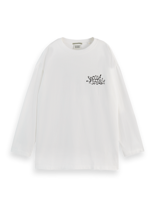 FRONT BACK ARTWORK OVERSIZED LONG SLEEVE T-SHIRT