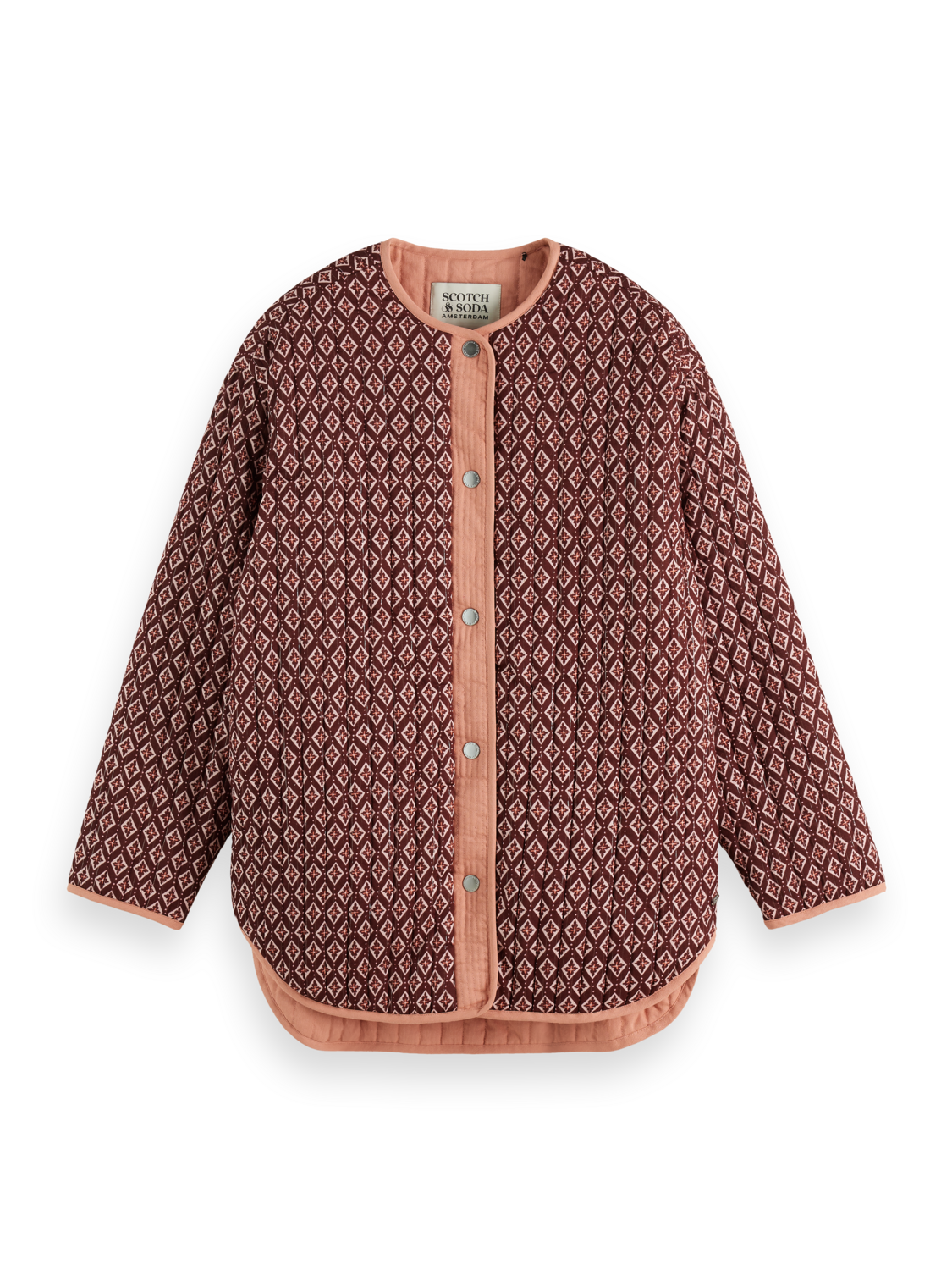 REVERSIBLE BLOCKPRINT LINER JACKET