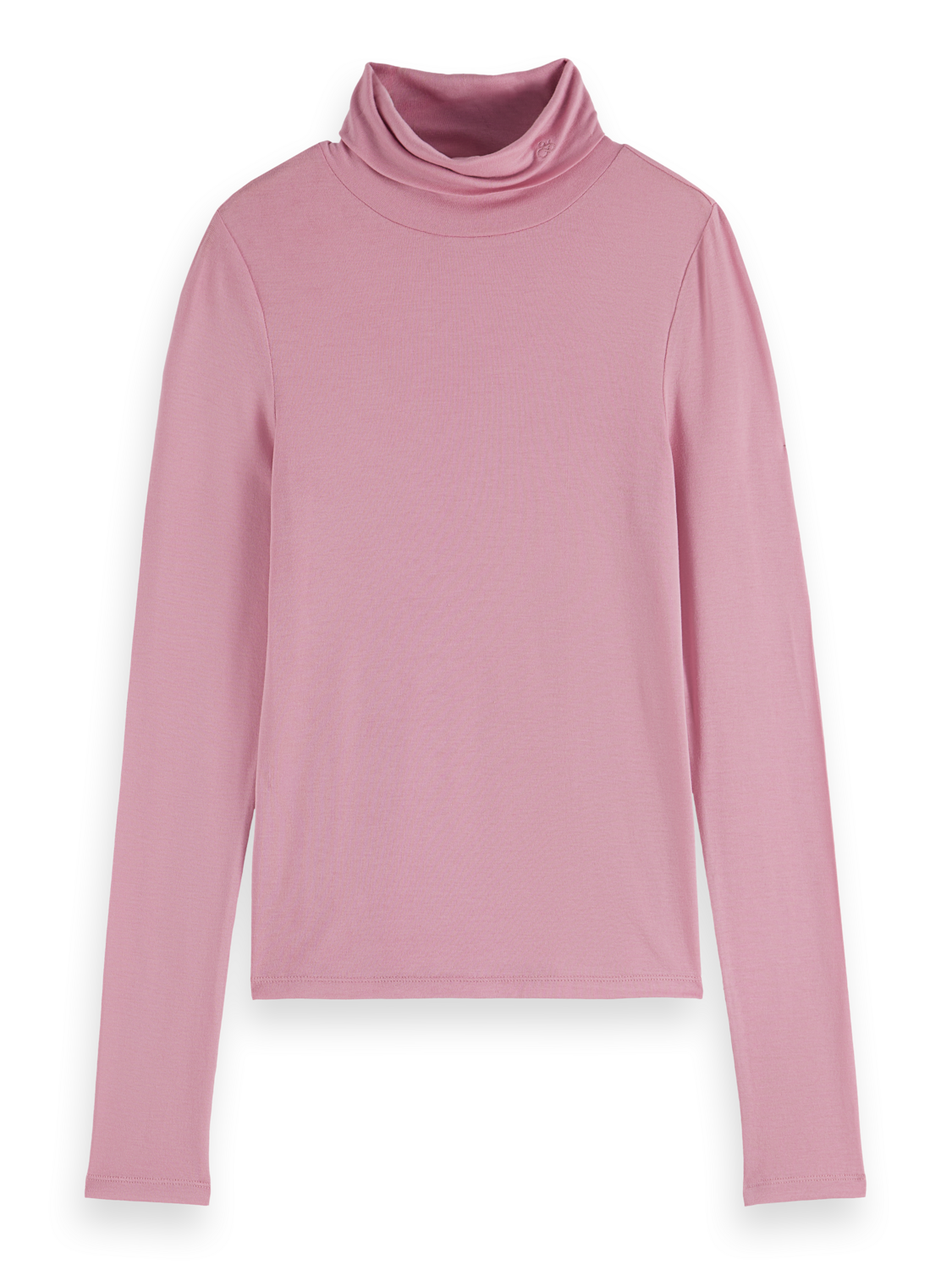 ROLL UP NECK LONG SLEEVE T-SHIRT