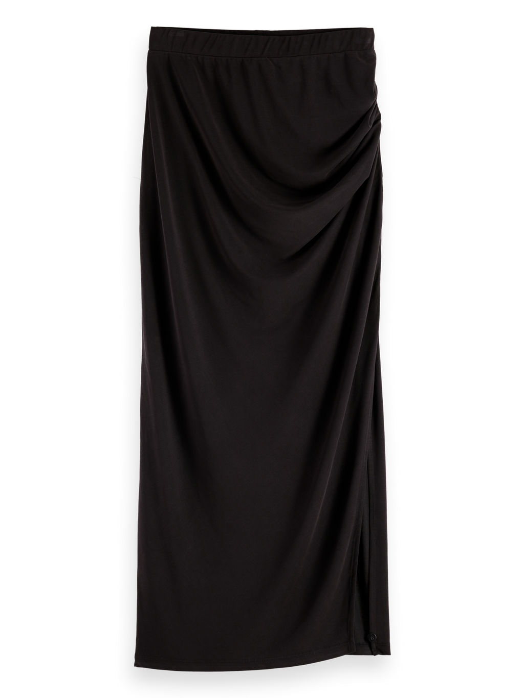 DRAPED JERSEY SKIRT