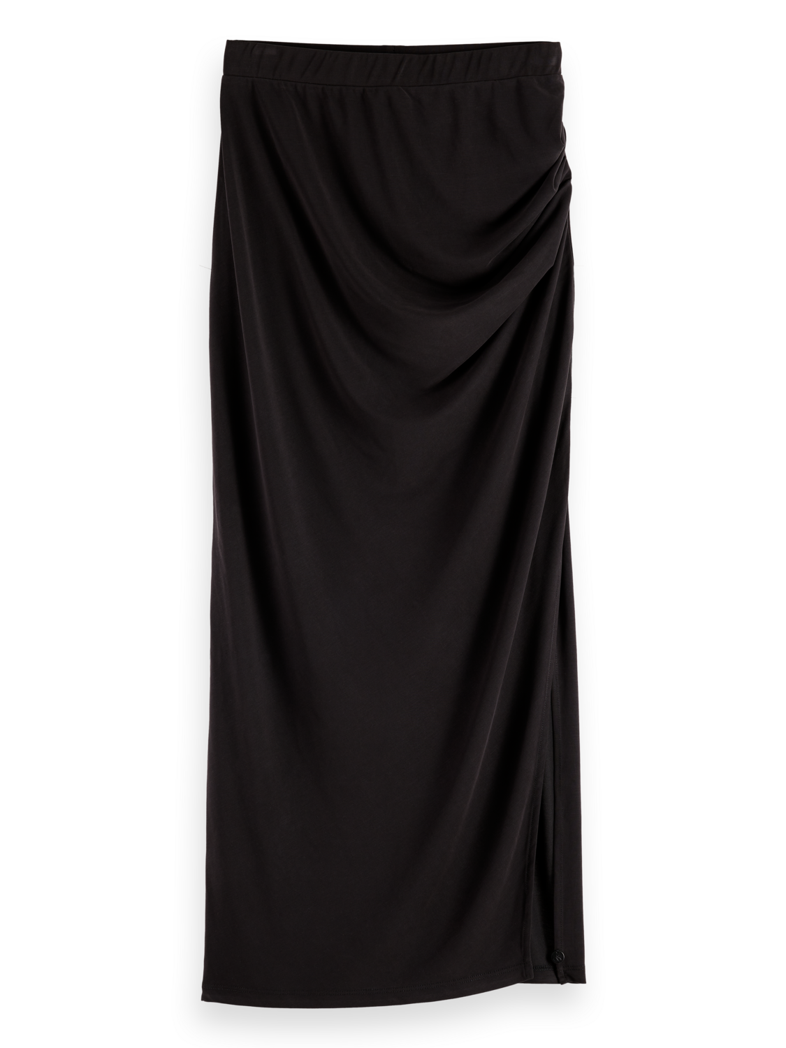 DRAPED JERSEY SKIRT