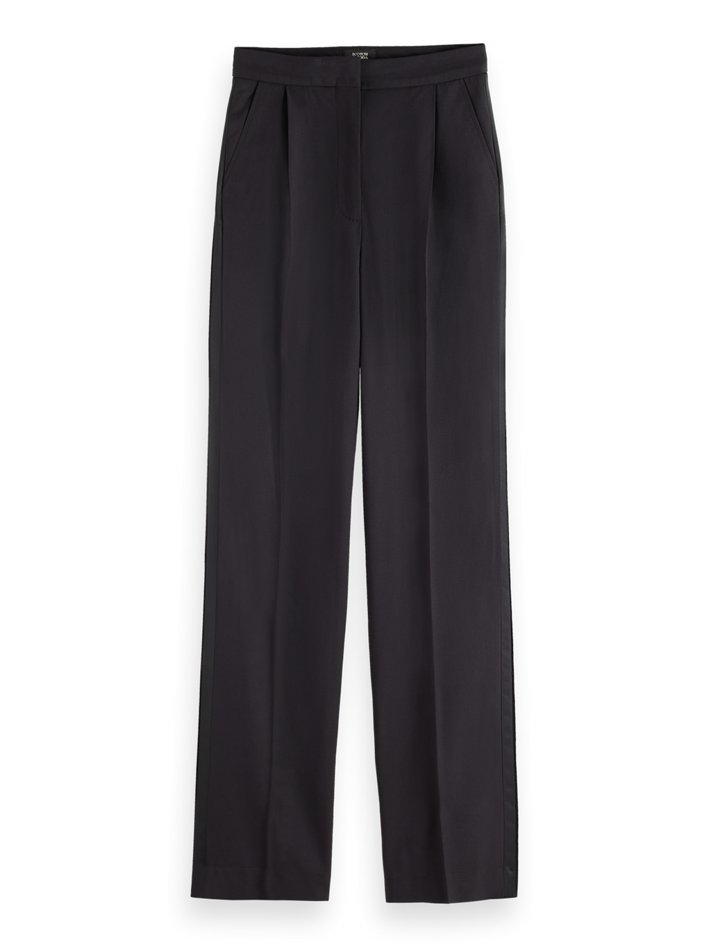 ROBYN - TUXEDO PANT WITH SATIN DETAIL