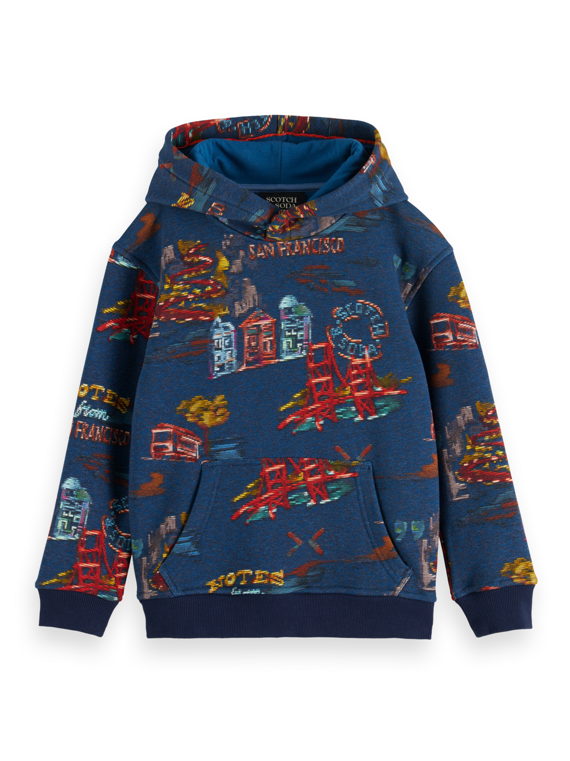 RELAXED-FIT ALLOVER PRINTED HOODIE