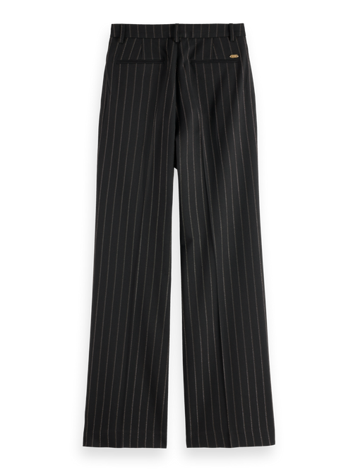 EDIE LUREX STRIPE WIDE LEG PANT