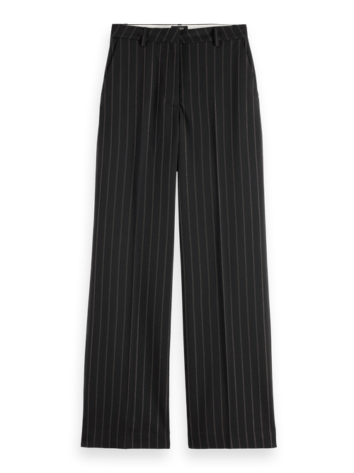 EDIE LUREX STRIPE WIDE LEG PANT