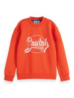 RELAXED-FIT ARTWORK CREWNECK