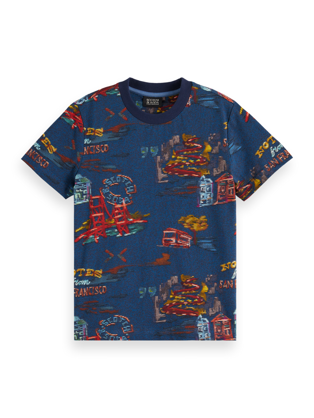 Relaxed-fit allover printed t-shirt