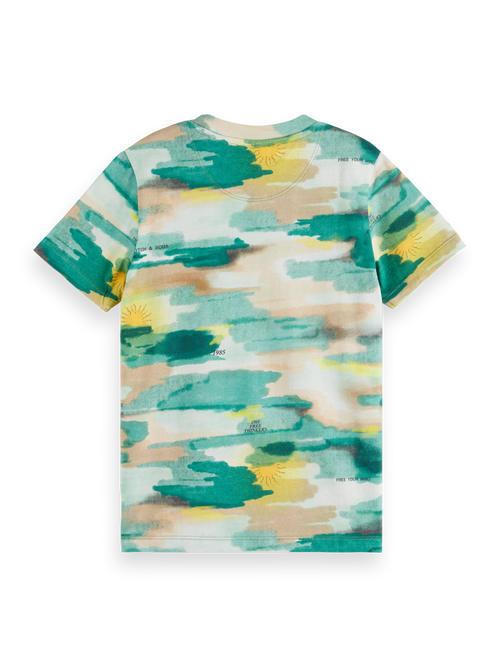 REGULAR-FIT ALLOVER PRINTED T-SHIRT