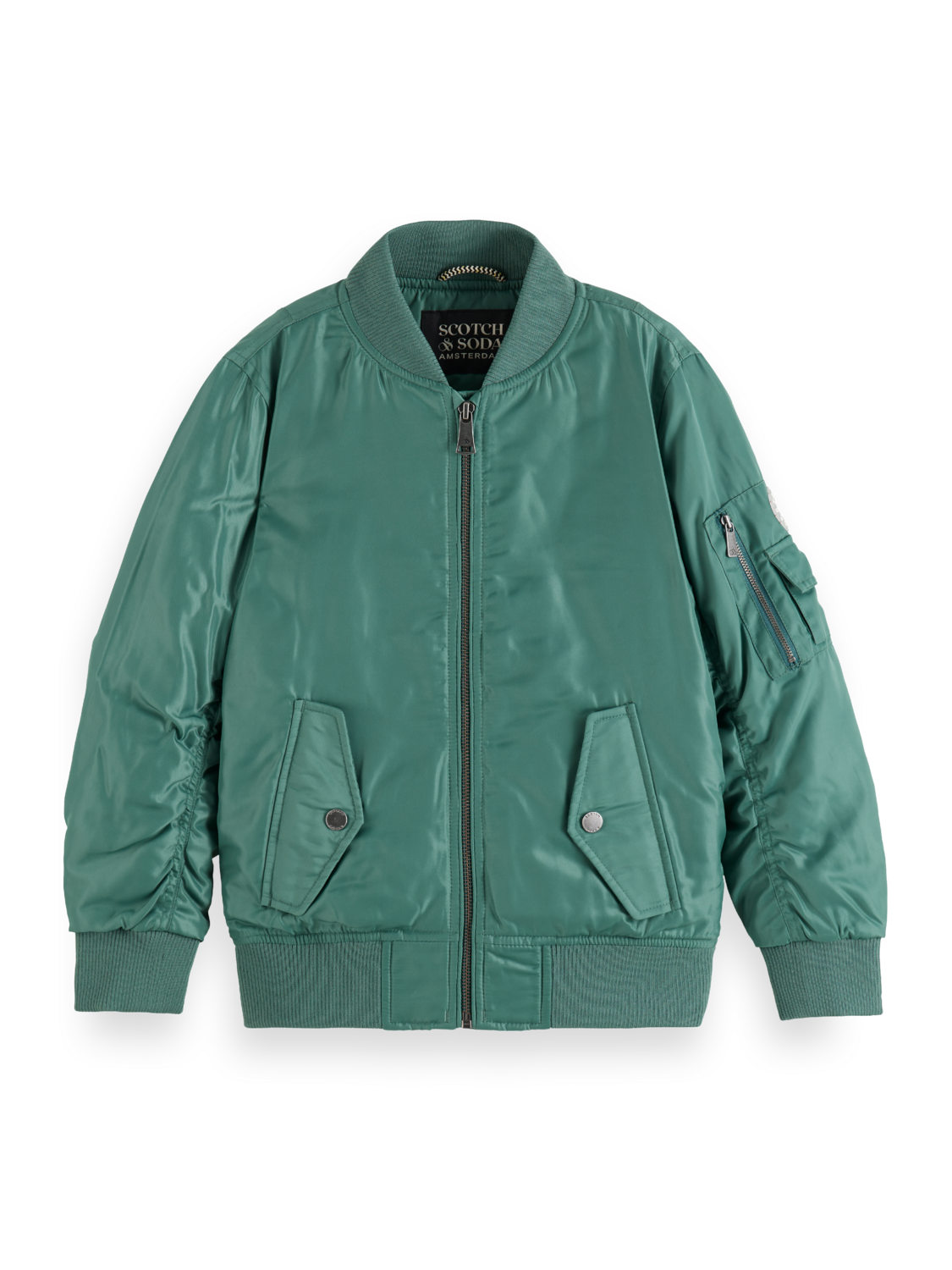 Boys LIGHT WEIGHT PADDED OVERSIZED BOMBER JACKET