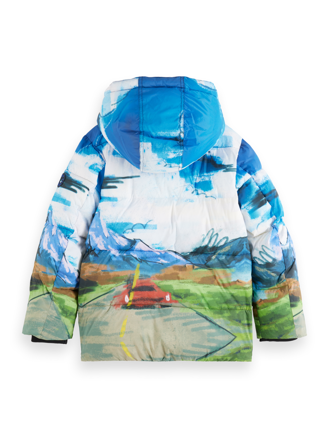 Boys PLACED PRINT PADDED JACKET
