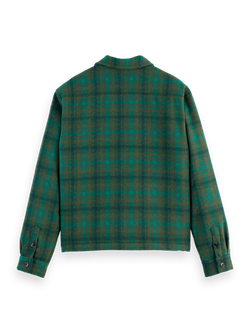 TEDDY LINED CHECKED OVERSHIRT