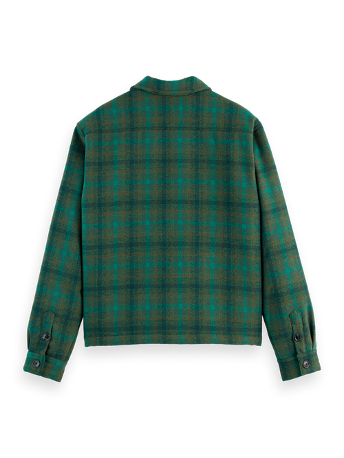 TEDDY LINED CHECKED OVERSHIRT