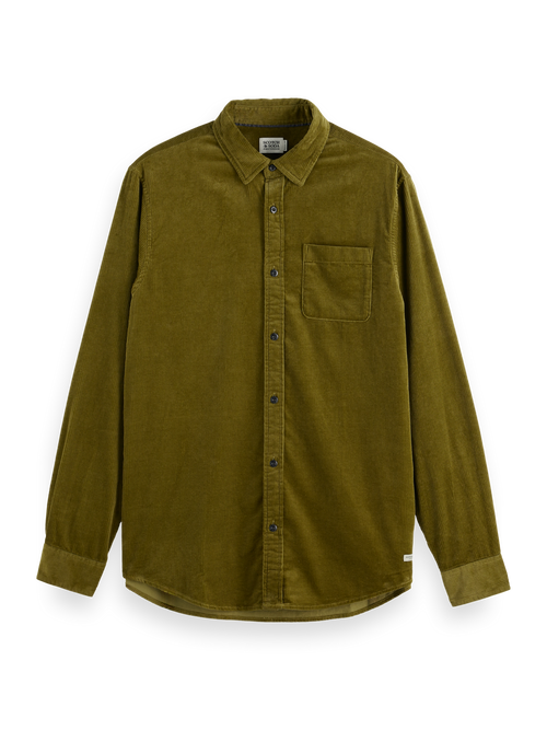 SOLID CORDUROY SHIRT