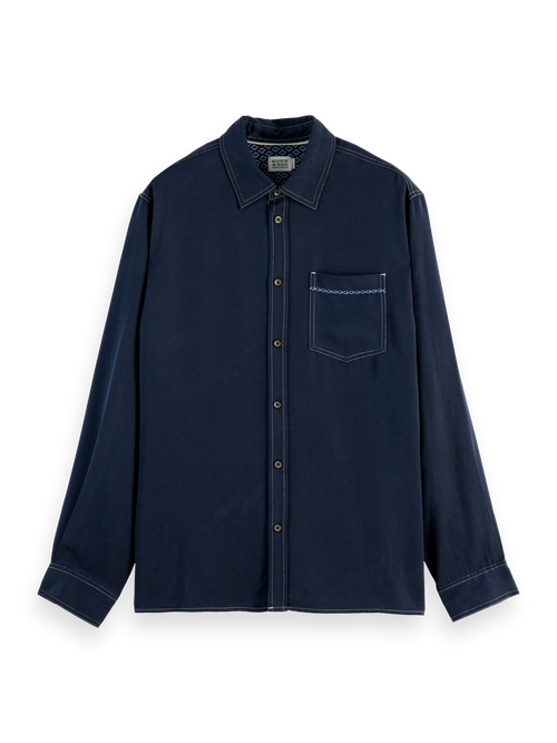 SOLID TENCEL SHIRT