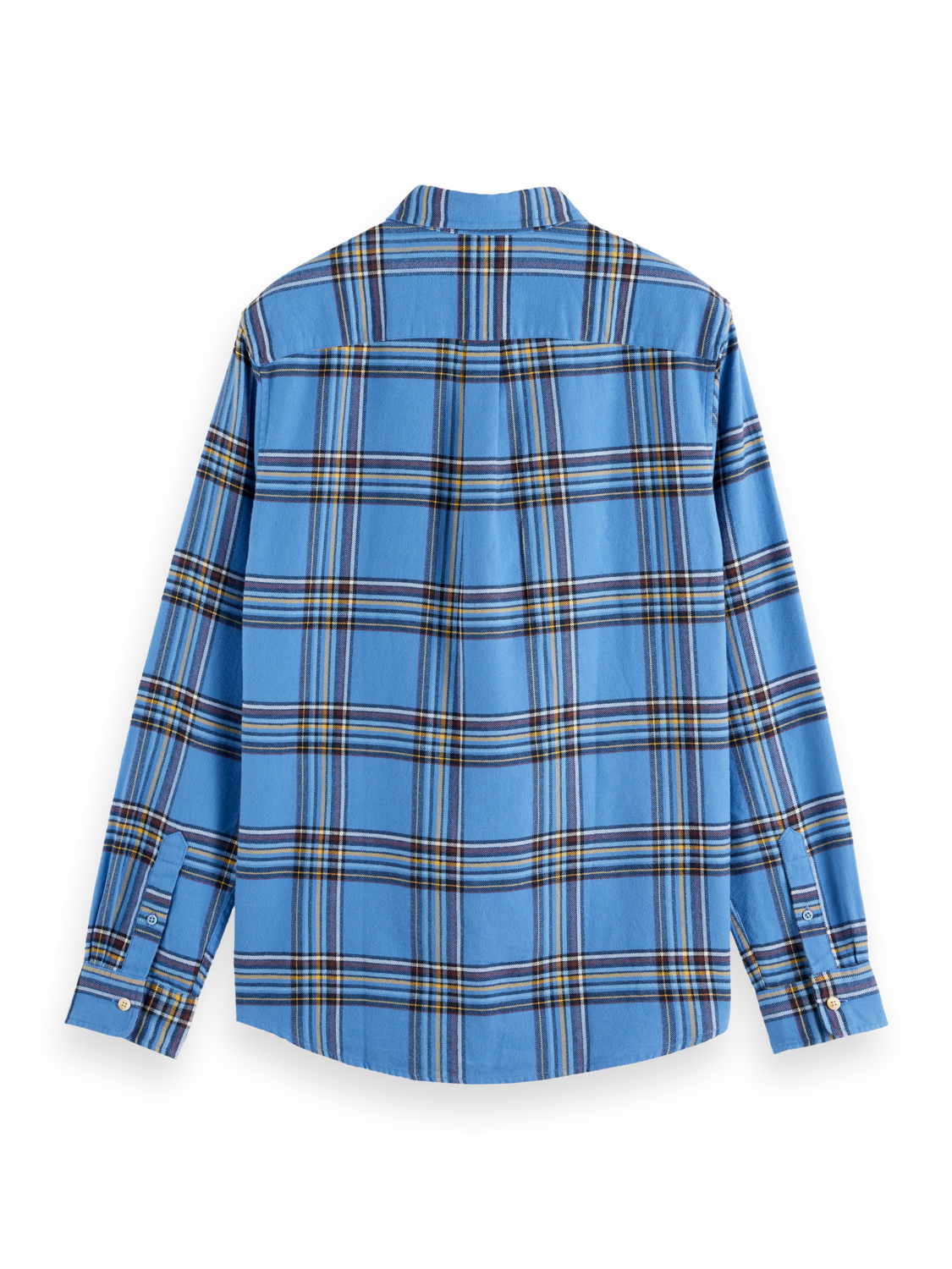 REGULAR FIT MULTICOLOURED FLANNEL CHECK SHIRT