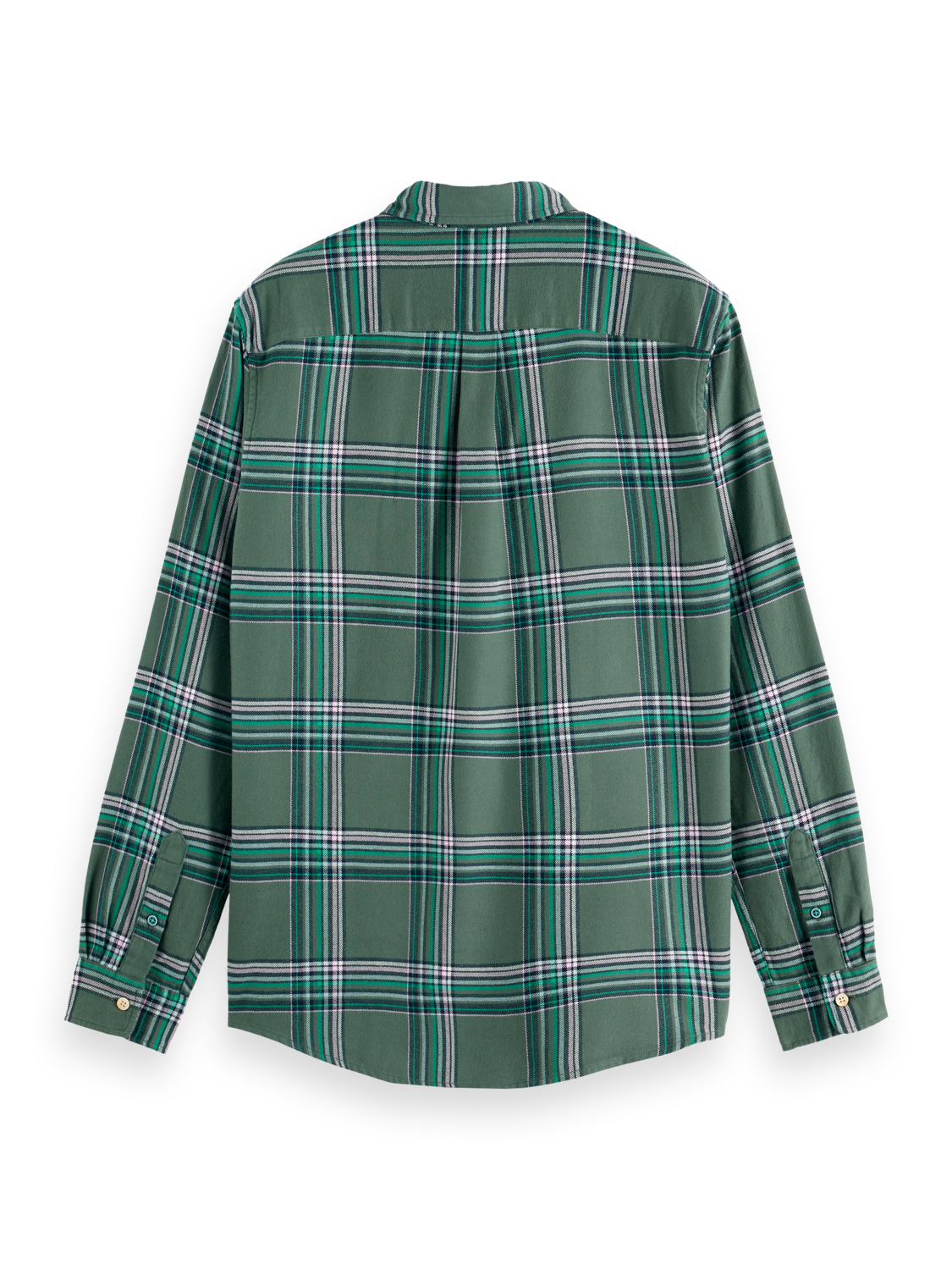 REGULAR FIT MULTICOLOURED FLANNEL CHECK SHIRT