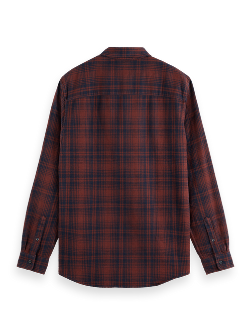 REGULAR FIT FLANNEL CHECK SHIRT