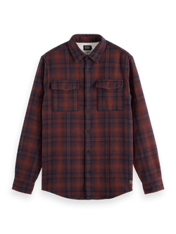 REGULAR FIT FLANNEL CHECK SHIRT