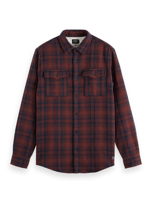 REGULAR FIT FLANNEL CHECK SHIRT