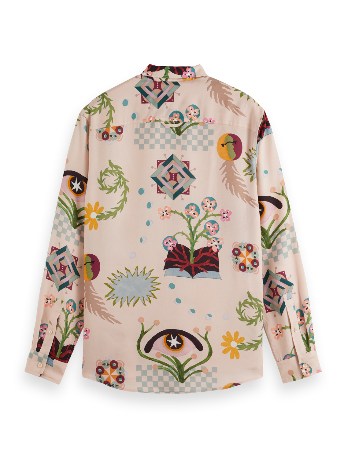 REGULAR FIT MID SHINE AOP SHIRT