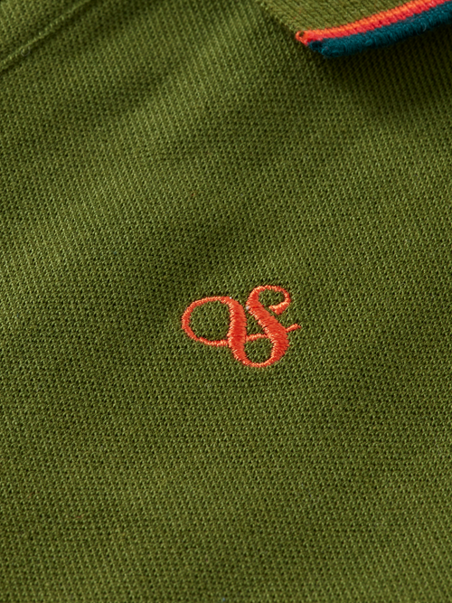 LONG-SLEEVED POLO WITH TIPPING