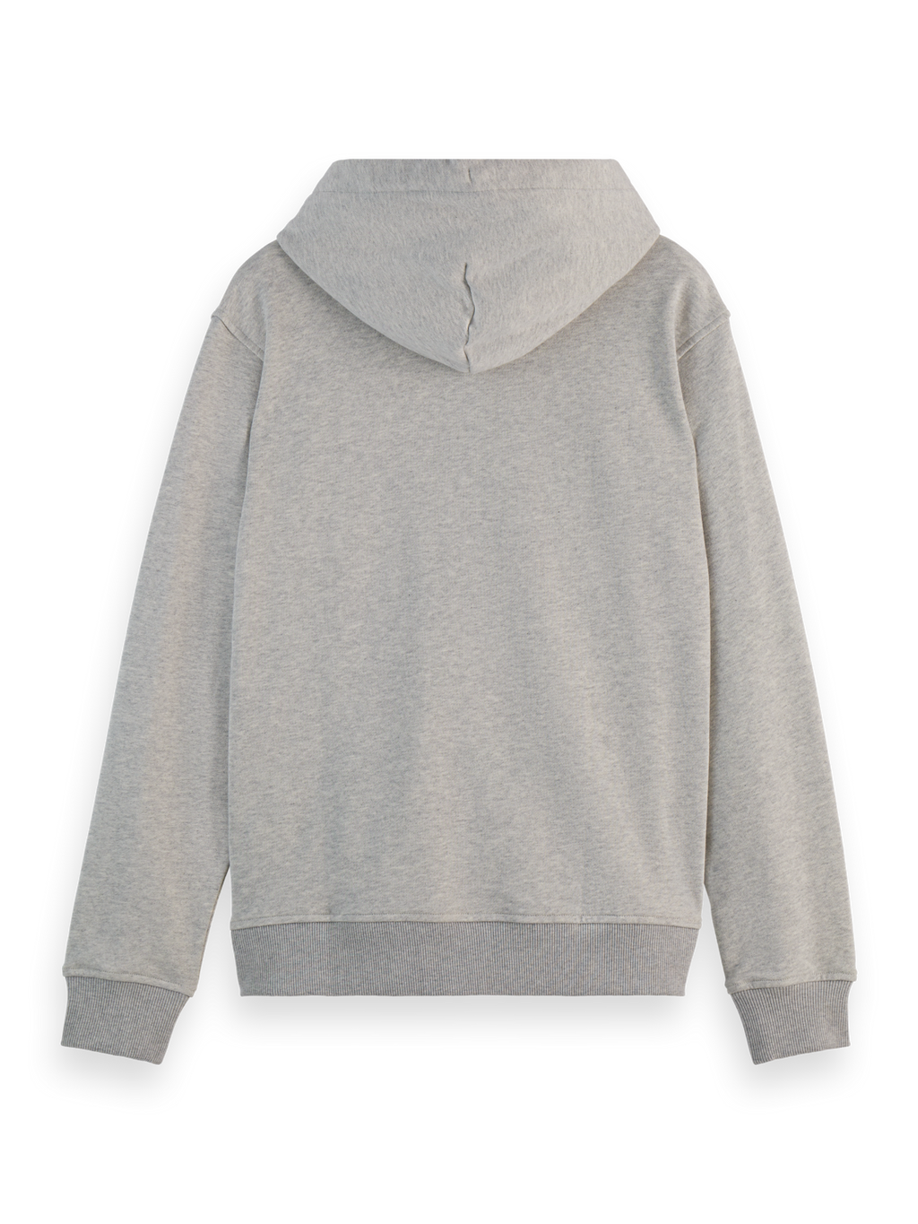 LOGO BADGE ZIP-THROUGH HOODIE