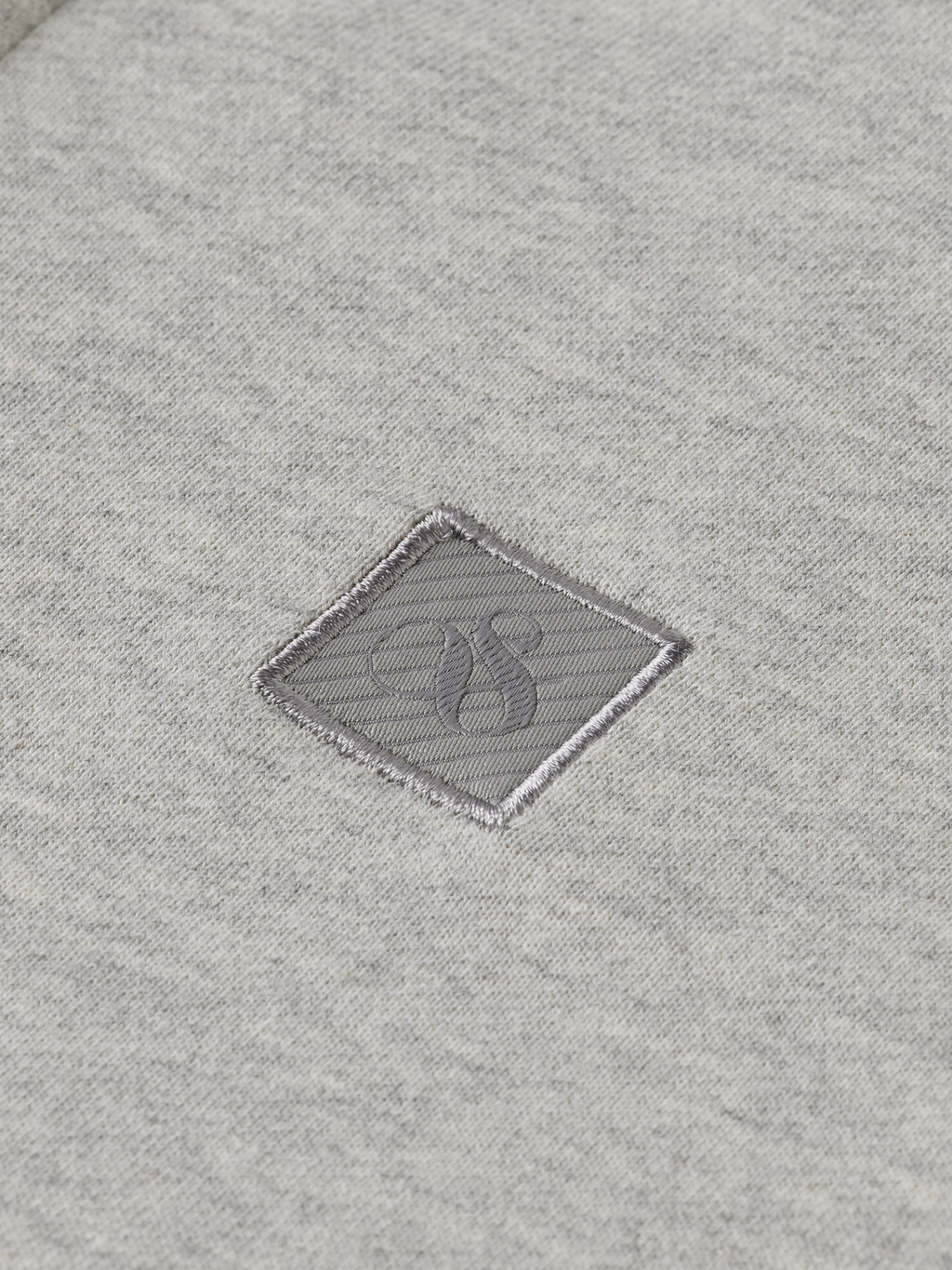 LOGO BADGE ZIP-THROUGH HOODIE