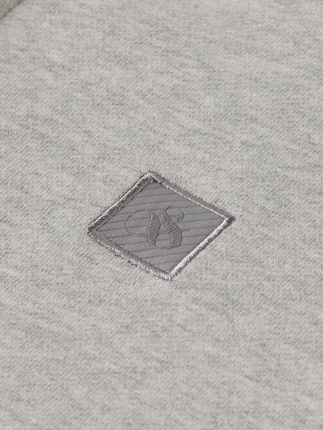 LOGO BADGE ZIP-THROUGH HOODIE