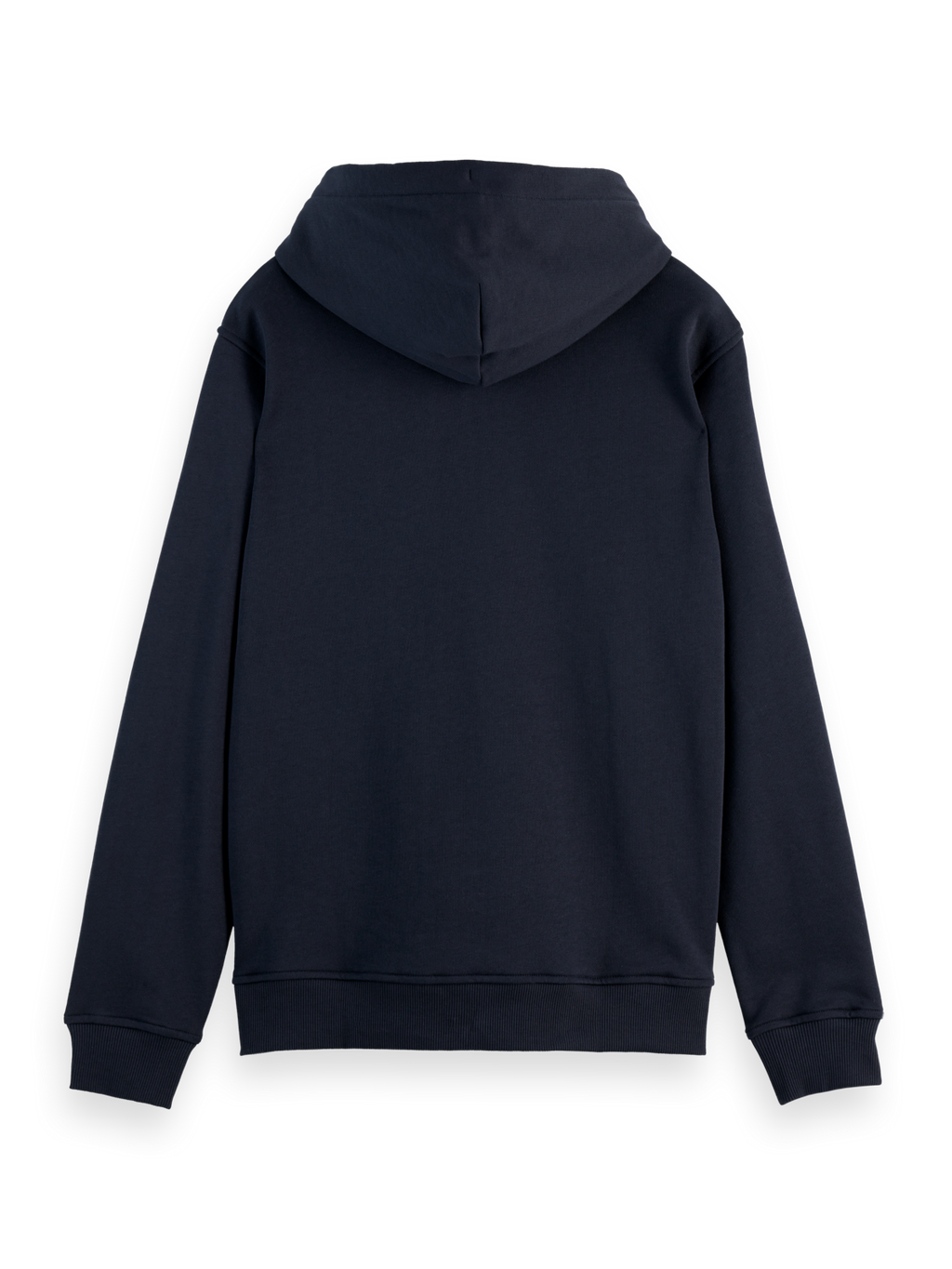 LOGO BADGE ZIP-THROUGH HOODIE