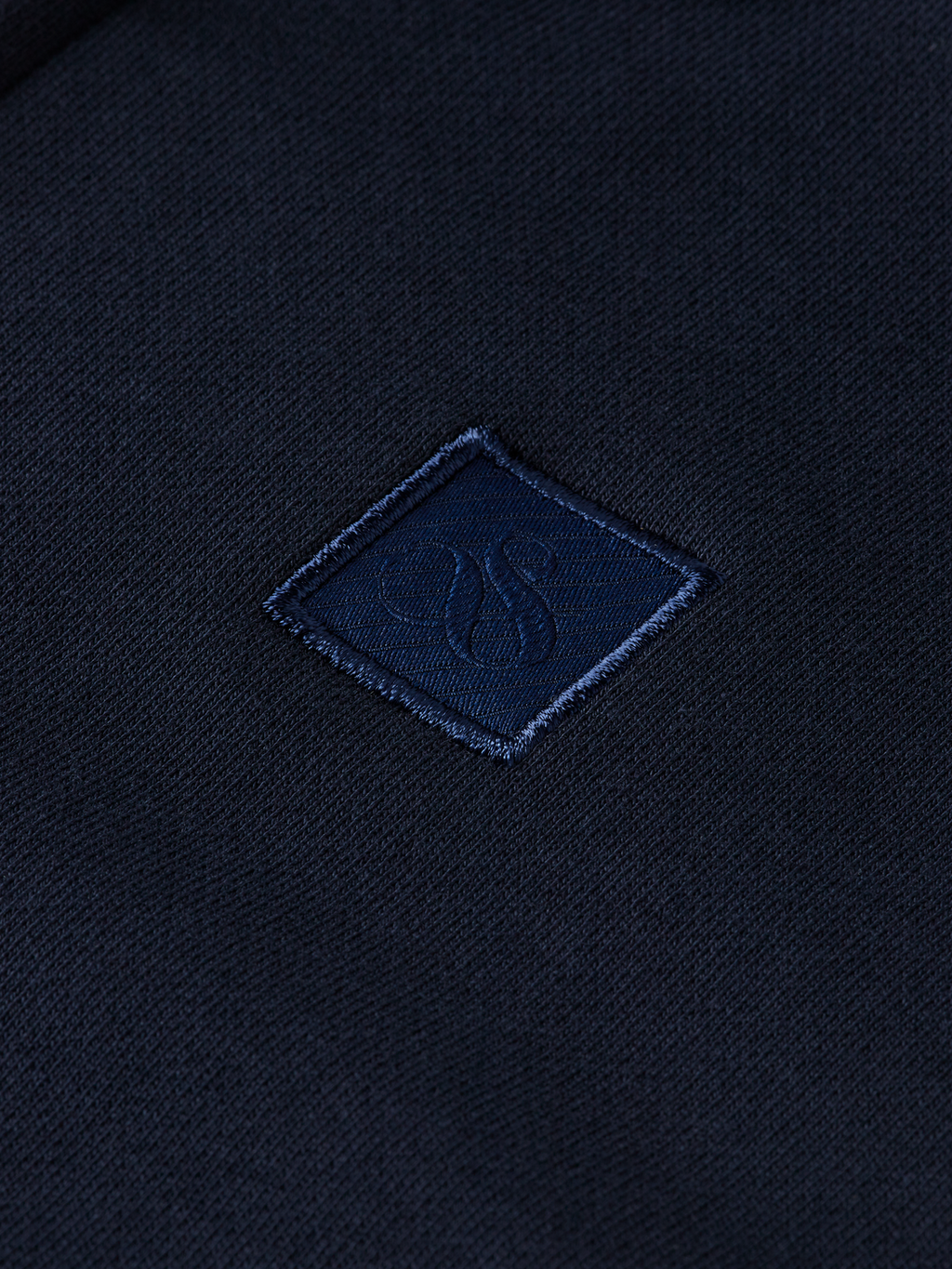 LOGO BADGE ZIP-THROUGH HOODIE