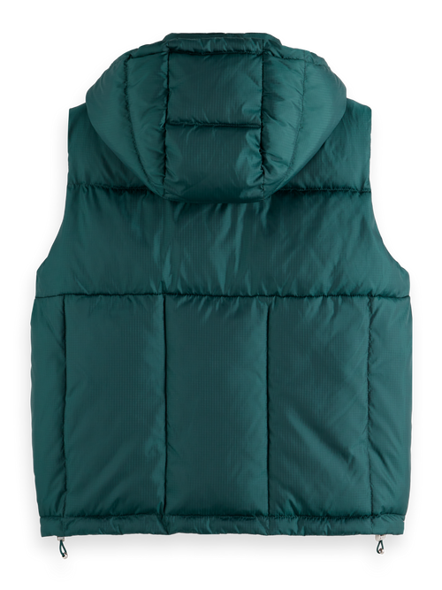 BODYWARMER WITH HOOD