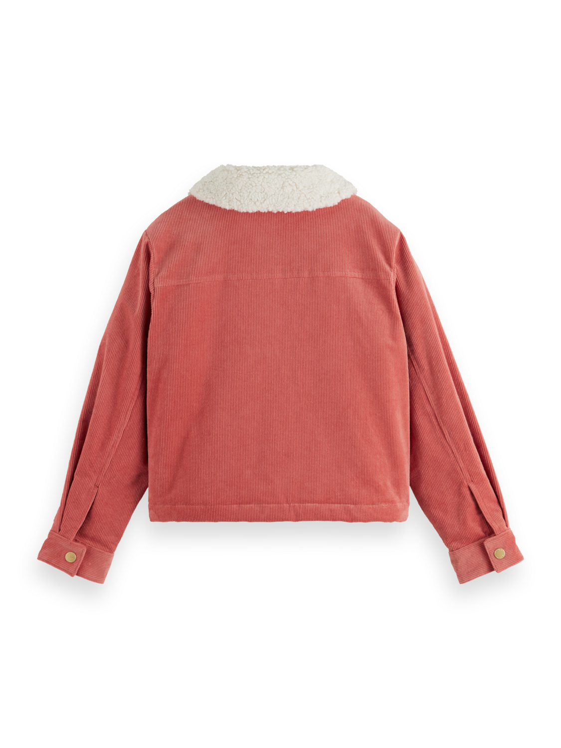 CORDUROY JACKET WITH SHERPA LINING