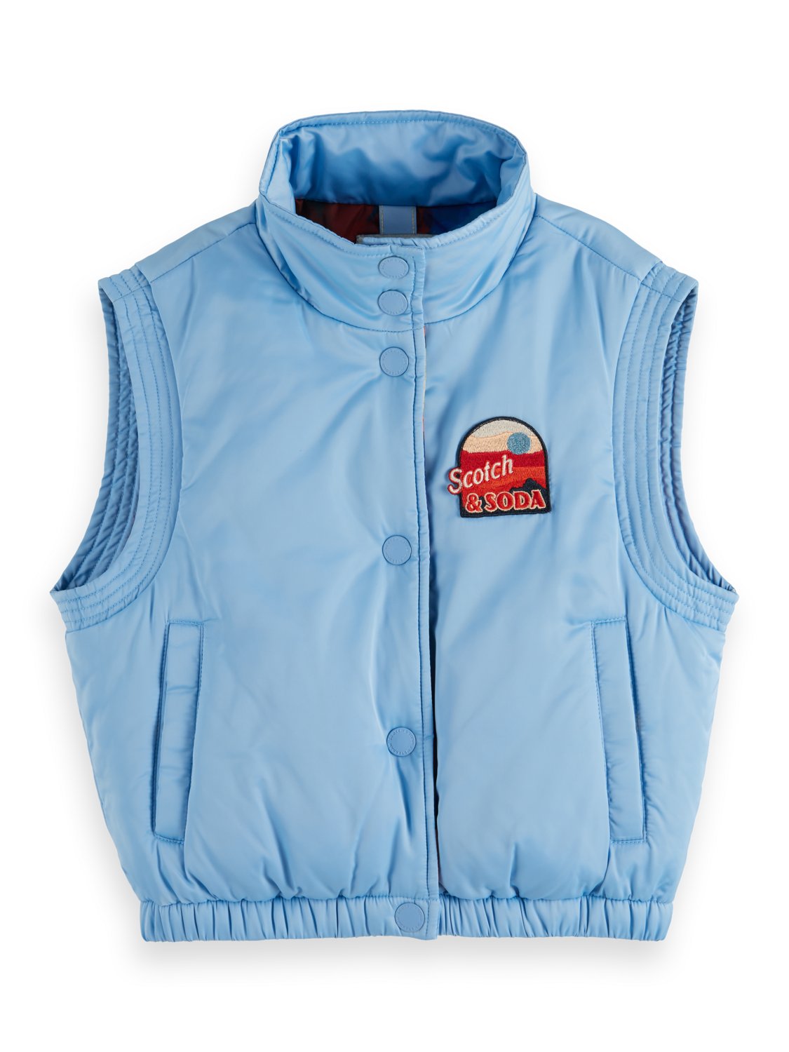 Girls REVERSIBLE CROPPED BODYWARMER
