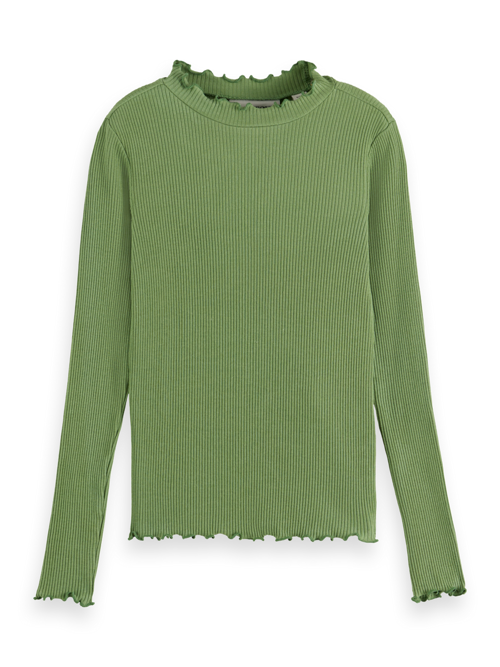 Girls LONG-SLEEVED RIBBED T-SHIRT