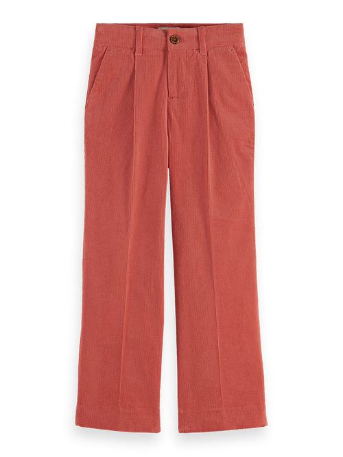 STRAIGHT LEG CORDUROY PANTS