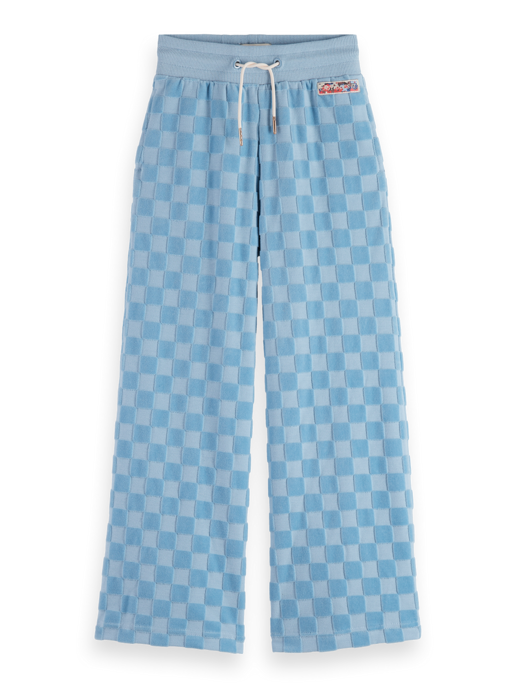 VELOUR CHECKERBOARD JOGGER
