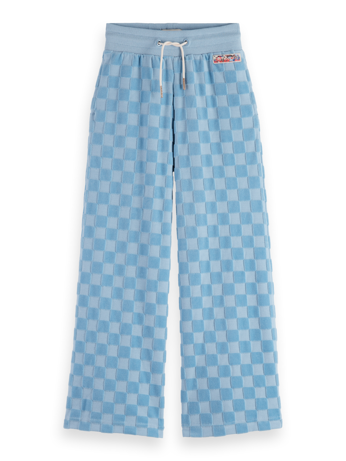 VELOUR CHECKERBOARD JOGGER