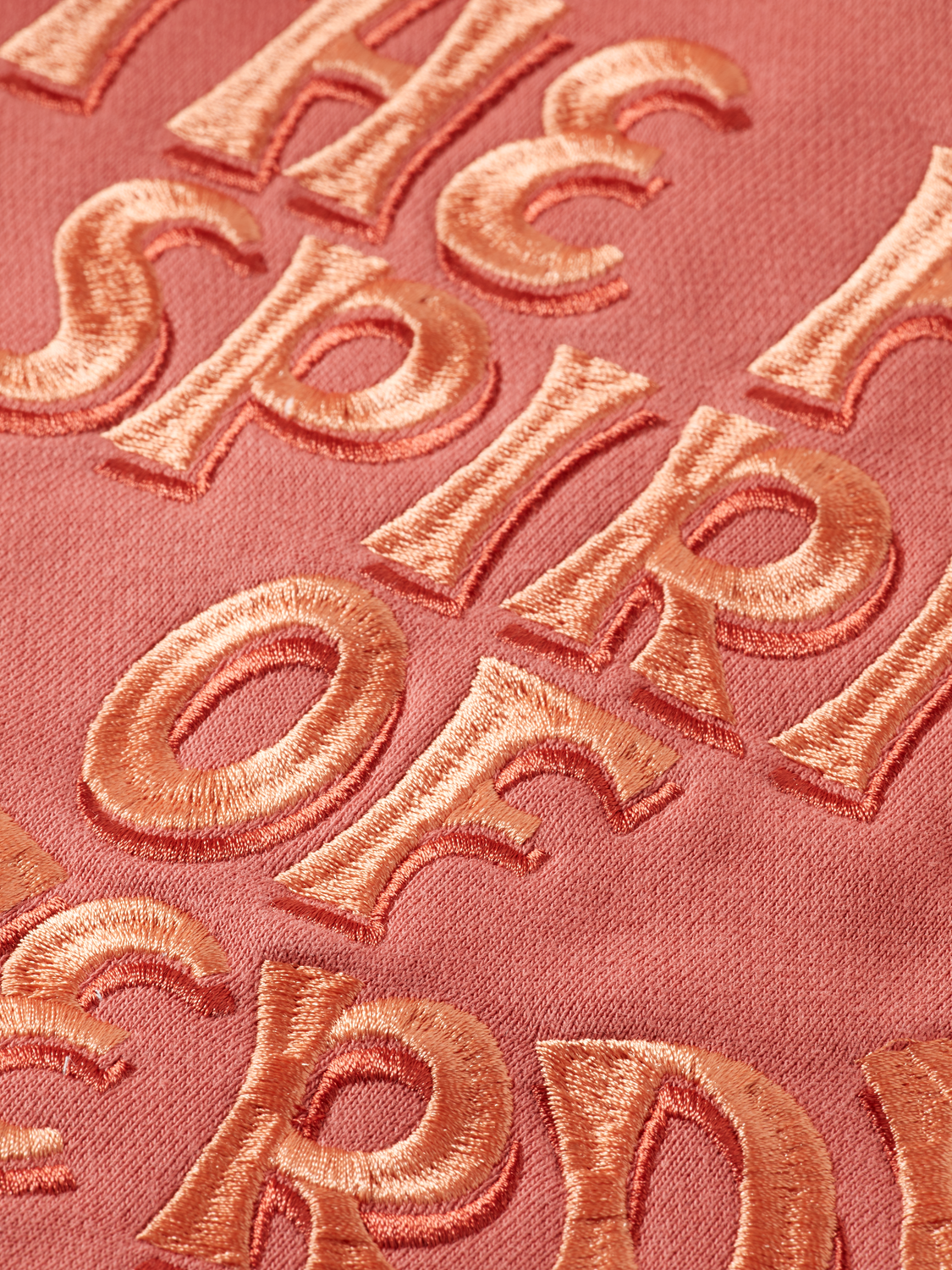 RELAXED-FIT ZIP-THROUGH HOODIE WITH EMBROIDERED ARTWORKS