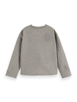 GLITTER FASHION FIT CREWNECK